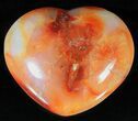 Colorful Carnelian Agate Heart #63068-1